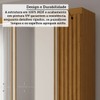 Guarda-Roupa Casal Eliza 6 Portas 6 Gavetas com Espelho 100% Mdf Cinamomo/Off White - Acp Móveis