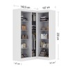Guarda-Roupa Solteiro Modulado German 5 Portas Branco - Maxel