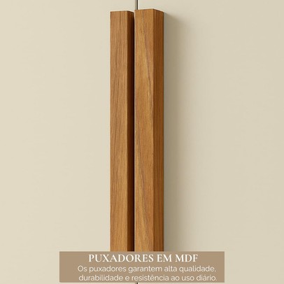 Guarda-Roupa Solteiro Modulado German 5 Portas Cinamomo/Off White - Maxel