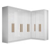 Guarda-Roupa Modulado German 9 Portas 2 Gavetas Branco - Maxel