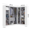 Guarda-Roupa Modulado German 9 Portas 2 Gavetas Branco - Maxel