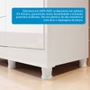 Cômoda Infantil Elô 1 Porta 4 Gavetas 100% Mdf 4463 Branco Brilho - Móveis Peroba