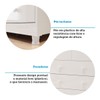 Guarda-Roupa Infantil Elô 4 Portas 4 Gavetas 100% Mdf Branco Brilho - Móveis Peroba