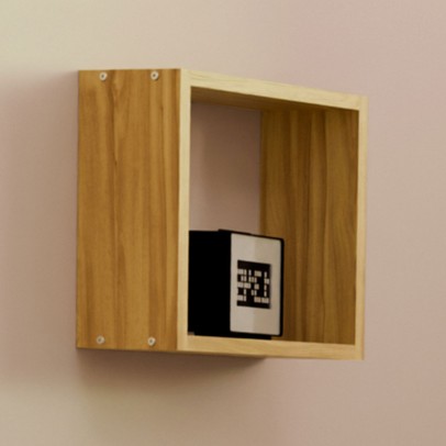 Nicho Organizador Decor 100% Mdf Amêndoa - Móveis Peroba