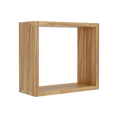 Nicho Organizador Decor 100% Mdf Amêndoa - Móveis Peroba