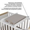 Trocador de Fraldas para Berço Decor 100% Mdf Branco Brilho - Móveis Peroba