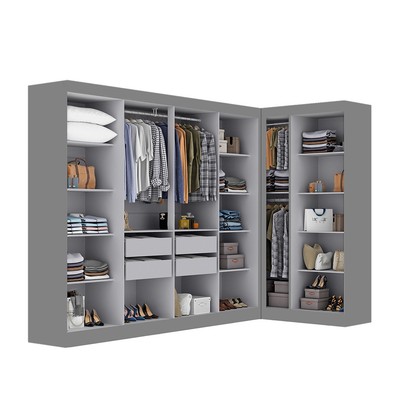 Guarda-Roupa Modulado German 11 Portas 4 Gavetas Onix - Maxel