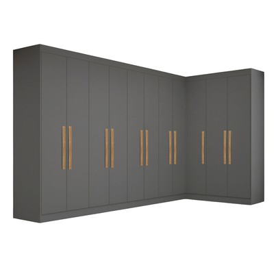 Guarda-Roupa Modulado German 11 Portas 4 Gavetas Onix - Maxel