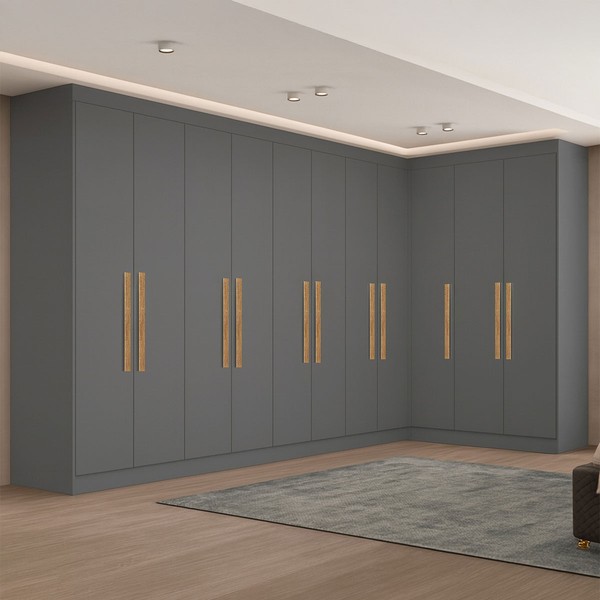 Guarda-Roupa Modulado German 11 Portas 4 Gavetas Onix - Maxel