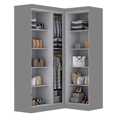 Guarda-Roupa Solteiro Modulado German 5 Portas Onix - Maxel