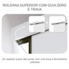 Guarda-Roupa Solteiro Milazzo 2 Portas 3 Gavetas 100% Mdf Neve - Pnr Móveis