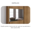 Guarda-Roupa Casal Alpe Devero 2 Portas 4 Gavetas 100% Mdf com Espelho Cumaru - Pnr Móveis