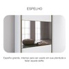Guarda-Roupa Casal Alpe Devero 2 Portas 4 Gavetas 100% Mdf com Espelho Neve - Pnr Móveis