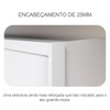 Guarda-Roupa Casal Alpe Devero 2 Portas 4 Gavetas 100% Mdf com Espelho Neve - Pnr Móveis