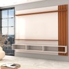 Painel para TV Até 70 Polegadas Avanti Ripado Cinamomo/Off White - panorama Móveis