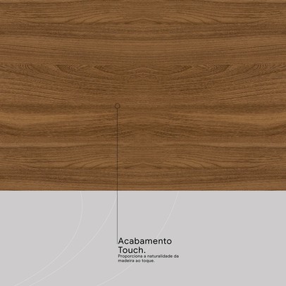 Cômoda Sintra 8 Gavetas Amêndola Touch - Demóbile