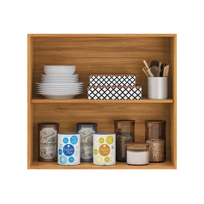 Armário Aéreo Cozinha Plena 2 Portas 80cm Cinamon/Nude Prime Tx - Demóbile