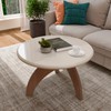 Mesa de Centro Jade Cinamomo/Off White - Artely