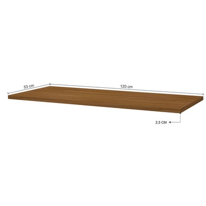 Tampo para Balcão 120 Cm Munique Freijó - Indekes