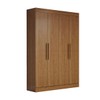 Guarda-Roupa Solteiro Splendore 4 Portas 2 Gavetas 100% Mdf Cinamomo - Panorama Móveis