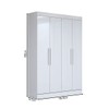 Guarda-Roupa Solteiro Splendore 4 Portas 2 Gavetas 100% Mdf Branco - Panorama Móveis