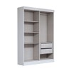 Guarda-Roupa Solteiro Splendore 4 Portas 2 Gavetas 100% Mdf Branco - Panorama Móveis