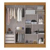 Guarda-Roupa Casal Palermo 2 Portas 3 Gavetas Cinamomo - Mx Móveis