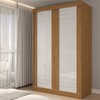 Guarda-Roupa Solteiro Legado 2 Portas 2 Gavetas 100% Mdf Flex Cinamomo/Off White - Panorama Móveis