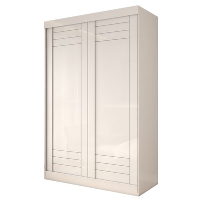 Guarda-Roupa Solteiro Legado 2 Portas 2 Gavetas 100% Mdf Branco - Panorama Móveis