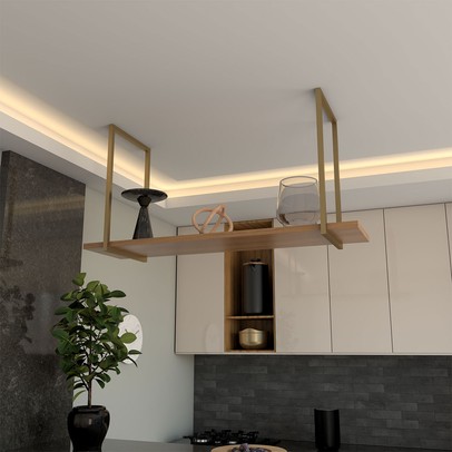 Prateleira Decorativa 125 Cm Gourmet Cinamomo - Panorama Móveis