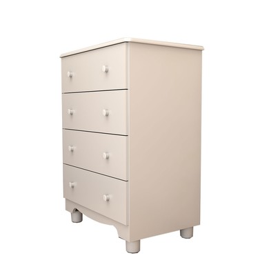 Quarto de Bebê Completo Sueño Cômoda 4 Gavetas 100% Mdf Branco Brilho - Panorama Móveis