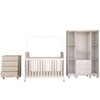 Quarto de Bebê Completo Sueño 4 Portas 7 Gavetas 100% Mdf Branco Brilho - Panorama Móveis