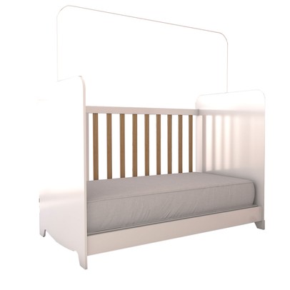 Berço Americano 3 em 1 Sueño 100% Mdf Brilho/Amêndoa - Panorama Móveis