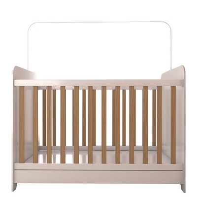 Berço Americano 3 em 1 Sueño 100% Mdf Brilho/Amêndoa - Panorama Móveis