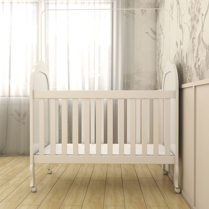 Berço Americano 3 em 1 Sueño 100% Mdf Branco Brilho - Panorama Móveis