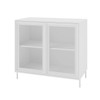 Balcão Buffet Refresh 2 Portas 1 Prateleira com Vidro Branco - Brv