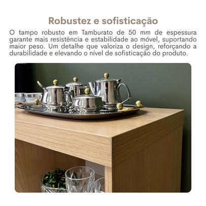 Armário para Escritório Tamburato 2 Portas 4 Prateleiras Carvalho/Branco - Artany Móveis