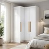 Guarda-Roupa Solteiro Modulado Odisseia Plus 3 Portas Branco - Maxel