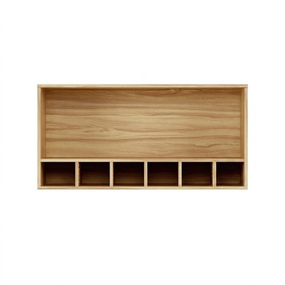 Armário Aéreo Cozinha 80 Cm Napoli 1 Porta 100% Mdf Amêndoa - Rio Doce