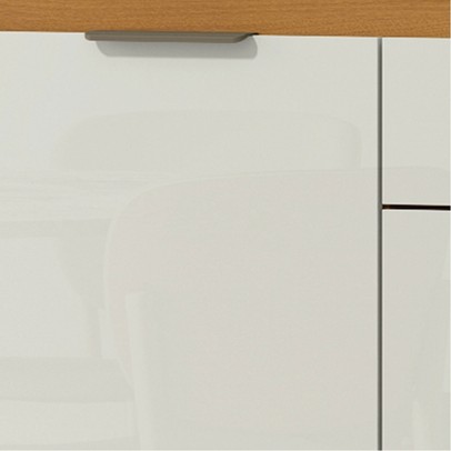 Cozinha Compacta Liz 5 Portas 1 Gaveta Cinamomo/Off White - Mx Móveis