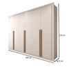 Guarda-Roupa Casal Classic 6 Portas 6 Gavetas 100% Mdf Branco - Panorama Móveis