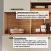Cozinha Compacta Pinot 6 Portas 1 Gaveta 100% Mdf Amêndoa/Off White - Rio Doce