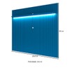 Painel para TV Até 85 Polegadas Nobre 1 Prateleira Ripado 100% Mdf Azul Royal - Gelius