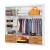 Guarda-Roupa Casal Mondo 6 Portas 4 Gavetas Branco/Cinamomo - Pnr Móveis