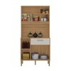 Armário de Cozinha Kits Zen 3 Portas 1 Gaveta Freijó/Soft - Kits Paraná