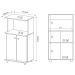 Armário de Cozinha para Forninho e Microondas Branco Bl3307 - Tecno Mobili