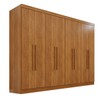 Guarda-Roupa Casal Pinheiro 8 Portas 4 Gavetas Cinamomo - Pnr Móveis