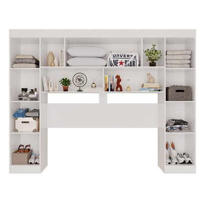 Guarda-Roupa Casal Modulado Odin Premium 4 Portas Branco - Pnr Móveis