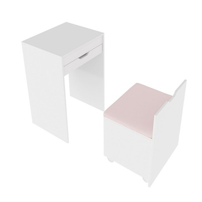 Penteadeira Compacta Branco/Tec.408 Pe2007 - Tecno Mobili