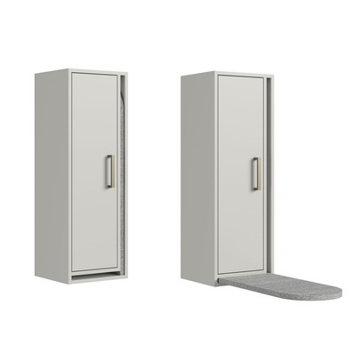 Armário Aéreo Lavanderia  Assis 1 Porta com Tábua de Passar Arenas - Art In Móveis